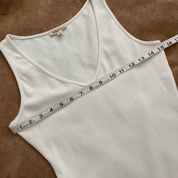 ROLLA COSTER Cream White Side Slit Bodycon Size Small - Picture 9 of 15